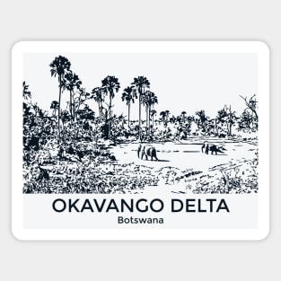 Okavango Delta - Botswana Magnet
